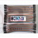 OkaeYa 3 Packs 20cm Multicolored 40 Pin Male to Female 40 Pin Male to Male 40 Pin Female to Female Breadboard Jumper Wires Ribbon Cables Kit